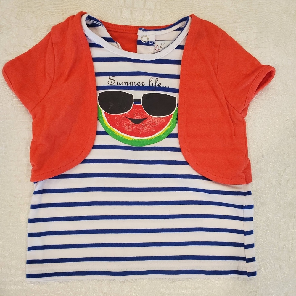 4for$20!! Girls summer t-shirt 2T